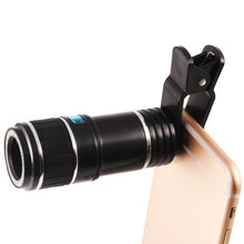 Load image into Gallery viewer, Universal 12X Zoom Optical Zoom Telescope Lens with Clip