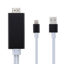 Load image into Gallery viewer, 8 Pin to HDMI HDTV Adapter Cable with USB Charger Cable