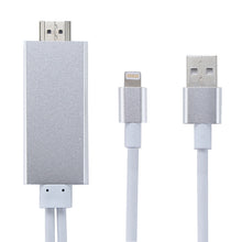 Load image into Gallery viewer, 8 Pin to HDMI HDTV Adapter Cable with USB Charger Cable