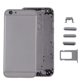 6 in 1 for iPhone 6 (Back Cover + Card Tray + Volume Control Key + Power Button + Mute Switch Vibrator Key + Sign) Full Assembly Housing Cover, For iPhone 6 (6 in 1)