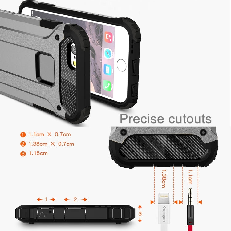 For iPhone 6 & 6s Tough Armor TPU + PC Combination Case, For 6 & iPhone 6s, For iPhone 6 & 6s