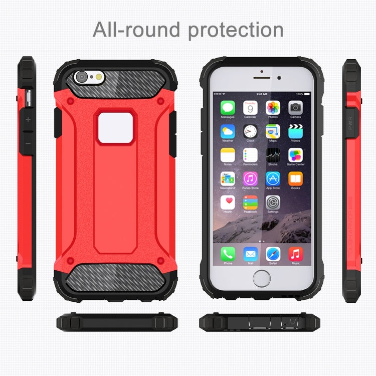 For iPhone 6 & 6s Tough Armor TPU + PC Combination Case