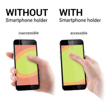 Load image into Gallery viewer, Finger Grip Phone Holder for iPhone, Galaxy, Sony, Lenovo, HTC, Huawei, and other Smartphones