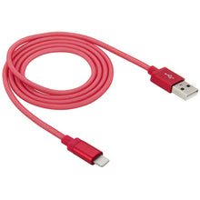 Load image into Gallery viewer, Net Style Metal Head 8 Pin to USB Data / Charger Cable, Cable Length: 1m