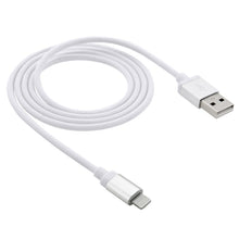 Load image into Gallery viewer, Net Style Metal Head 8 Pin to USB Data / Charger Cable, Cable Length: 1m