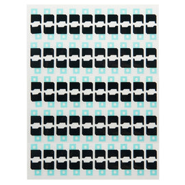 100 PCS for iPhone 6 Back Camera Flex Cable Cotton Paste Sticker