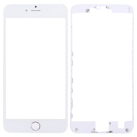 3 in 1 for iPhone 6s Plus (Front Screen Outer Glass Lens + Front Housing LCD Frame + Home Button)