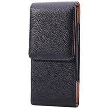 Load image into Gallery viewer, Litchi Texture Vertical Style Waist Bag for iPhone 6 Plus, Galaxy Note 4 / Note III / Note II