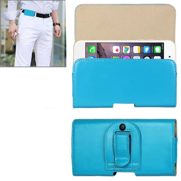 Crazy Horse Texture Horizontal Style Leather Waist Bag for iPhone 6 Plus / Galaxy Note 4 / Note 3 / Note 2 / A5 & A3