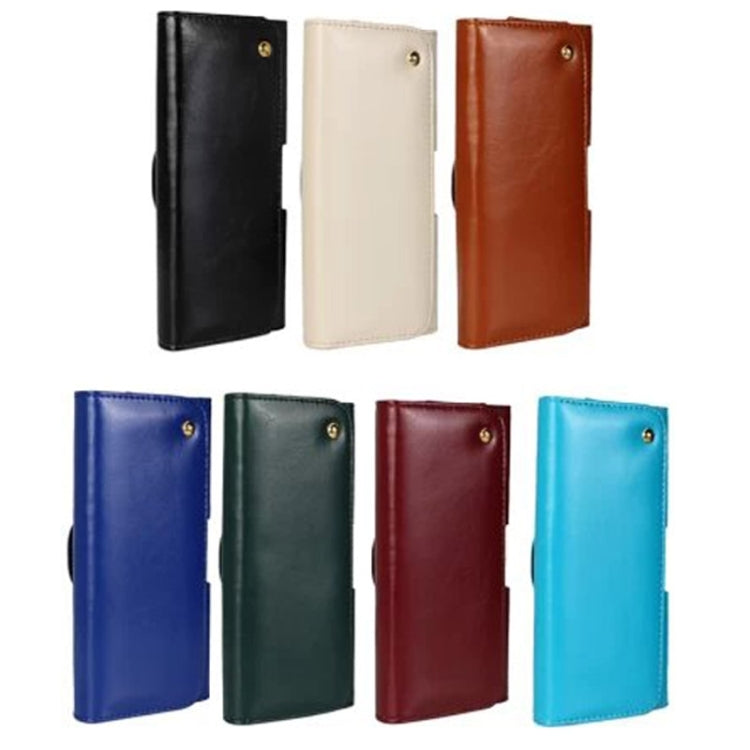 Crazy Horse Texture Horizontal Style Leather Waist Bag for iPhone 6 Plus / Galaxy Note 4 / Note 3 / Note 2 / A5 & A3