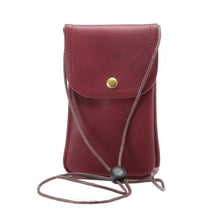 Load image into Gallery viewer, Universal Vertical PU Leather Case / Phone Leather Bag with String