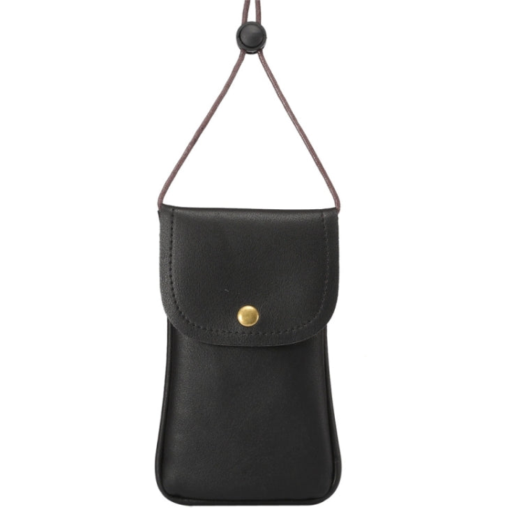 Universal Vertical PU Leather Case / Phone Leather Bag with String