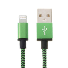 Load image into Gallery viewer, 2m Woven Style 8 Pin to USB Sync Data / Charging Cable