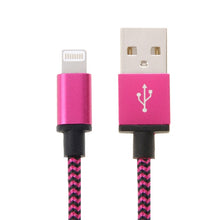 Load image into Gallery viewer, 2m Woven Style 8 Pin to USB Sync Data / Charging Cable