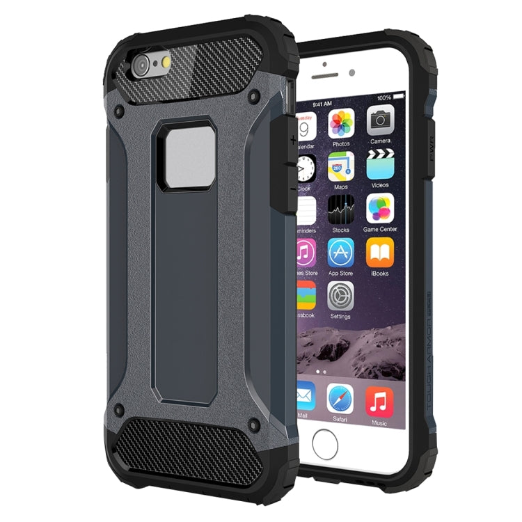 For iPhone 6 Plus & 6s Plus Tough Armor TPU + PC Combination Case
