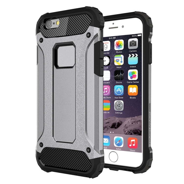 For iPhone 6 Plus & 6s Plus Tough Armor TPU + PC Combination Case