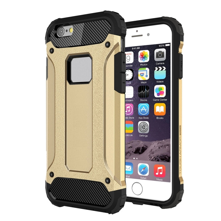 For iPhone 6 Plus & 6s Plus Tough Armor TPU + PC Combination Case
