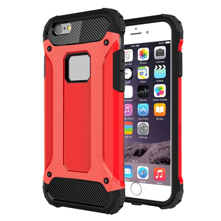 For iPhone 6 Plus & 6s Plus Tough Armor TPU + PC Combination Case