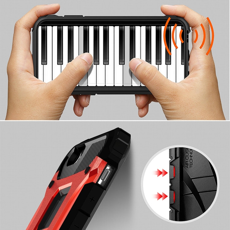 For iPhone 6 Plus & 6s Plus Tough Armor TPU + PC Combination Case