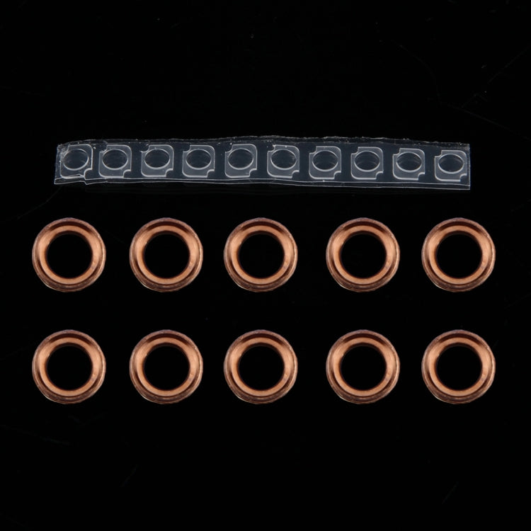 10 Pairs / Set Rear Camera Lens Ring + Flashlight Bracker for iPhone 6 Plus & 6s Plus