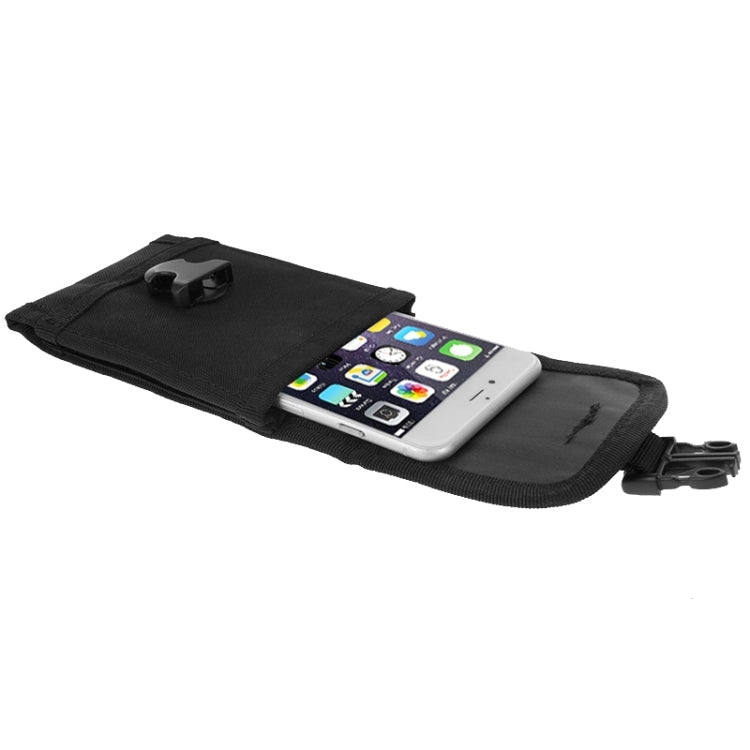 5.5 inch Universal Vertical Nylon Fabric Waist Bag for iPhone 6 Plus & 6S Plus, Galaxy S6, Huawei, etc