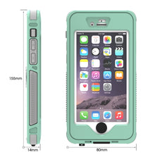 Load image into Gallery viewer, Waterproof Dustproof Shockproof Crushproof Noctilucent Protective Case with Holder for iPhone 6 &amp; 6S