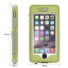 Load image into Gallery viewer, Waterproof Dustproof Shockproof Crushproof Noctilucent Protective Case with Holder for iPhone 6 &amp; 6S