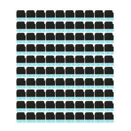 100 PCS Speaker Ringer Buzzer Back Sponge Foam Slice Pads for iPhone 6s