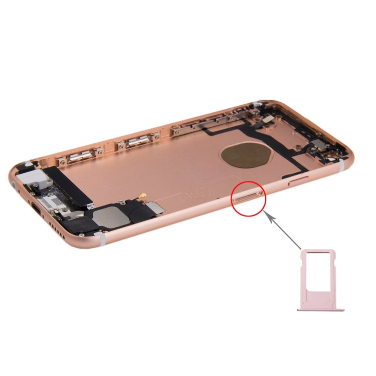 Battery Back Cover Assembly with Card Tray for iPhone 6s