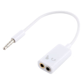 3.5mm Aux Audio Splitter Cable, Compatible with Phones, Tablets, Headphones, MP3 Player, Car/Home Stereo & More