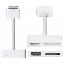 Load image into Gallery viewer, Digital AV HDMI Adapter to HDTV For New iPad (iPad 3) / iPad 2 / iPad / iPhone 4 &amp; 4S / iPod Touch 4