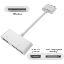 Load image into Gallery viewer, Digital AV HDMI Adapter to HDTV For New iPad (iPad 3) / iPad 2 / iPad / iPhone 4 &amp; 4S / iPod Touch 4