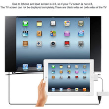 Load image into Gallery viewer, Digital AV HDMI Adapter to HDTV For New iPad (iPad 3) / iPad 2 / iPad / iPhone 4 &amp; 4S / iPod Touch 4