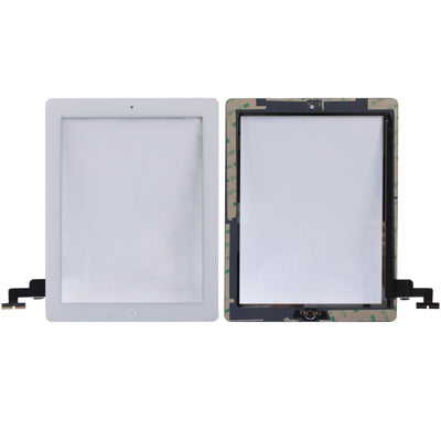 Touch Panel (Controller Button + Home Key Button PCB Membrane Flex Cable + Touch Panel Installation Adhesive) for iPad 2 / A1395 / A1396 / A1397