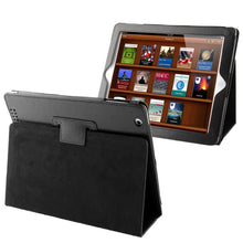 Load image into Gallery viewer, High Quality Litchi Texture Folding Leather with Sleep / Wake-up &amp; Holder Function for iPad 2 / iPad 3 / iPad 4