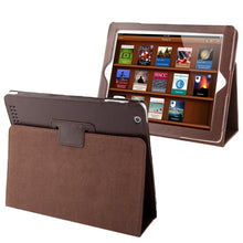 Load image into Gallery viewer, High Quality Litchi Texture Folding Leather with Sleep / Wake-up &amp; Holder Function for iPad 2 / iPad 3 / iPad 4