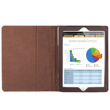 Load image into Gallery viewer, High Quality Litchi Texture Folding Leather with Sleep / Wake-up &amp; Holder Function for iPad 2 / iPad 3 / iPad 4