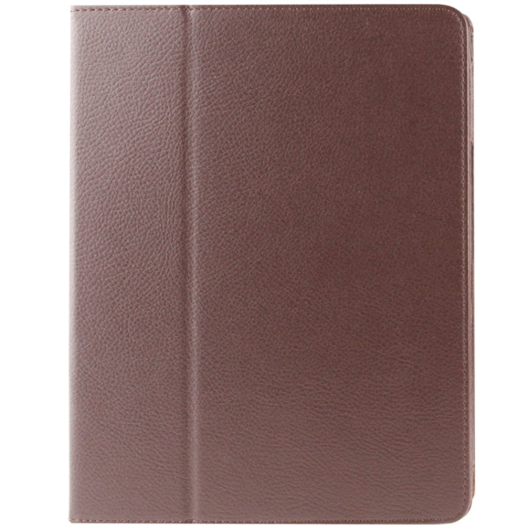 High Quality Litchi Texture Folding Leather with Sleep / Wake-up & Holder Function for iPad 2 / iPad 3 / iPad 4