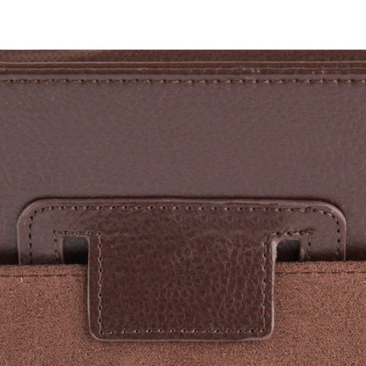 High Quality Litchi Texture Folding Leather with Sleep / Wake-up & Holder Function for iPad 2 / iPad 3 / iPad 4
