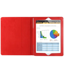 Load image into Gallery viewer, High Quality Litchi Texture Folding Leather with Sleep / Wake-up &amp; Holder Function for iPad 2 / iPad 3 / iPad 4