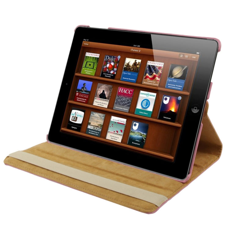 360 Degree Rotatable Leather Case with Sleep / Wake-up Function & Holder for New iPad (iPad 3), Sapphire Blue, For New iPad (iPad 3)