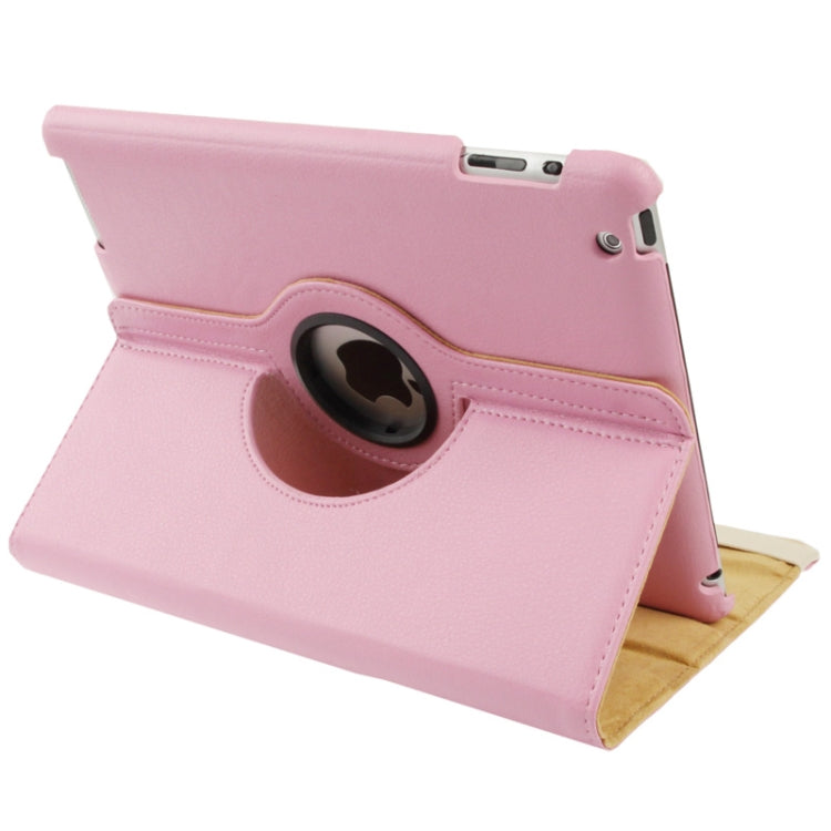 360 Degree Rotatable Leather Case with Sleep / Wake-up Function & Holder for New iPad (iPad 3), Sapphire Blue, For New iPad (iPad 3)