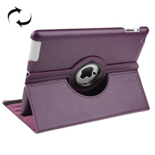 Load image into Gallery viewer, 360 Degree Rotatable Leather Case with Sleep / Wake-up Function &amp; Holder for New iPad (iPad 3), Sapphire Blue, For New iPad (iPad 3)