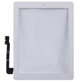 (Controller Button + Home Key Button PCB Membrane Flex Cable + Touch Panel Installation Adhesive)  Touch Panel for New iPad (iPad 3)