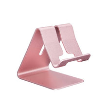 Load image into Gallery viewer, Aluminum Stand Desktop Holder for iPad, iPhone, Galaxy, Huawei, Xiaomi, HTC, Sony, and other Mobile Phones or Tablets