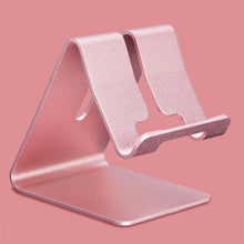 Load image into Gallery viewer, Aluminum Stand Desktop Holder for iPad, iPhone, Galaxy, Huawei, Xiaomi, HTC, Sony, and other Mobile Phones or Tablets