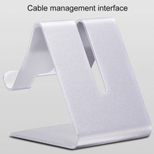 Load image into Gallery viewer, Aluminum Stand Desktop Holder for iPad, iPhone, Galaxy, Huawei, Xiaomi, HTC, Sony, and other Mobile Phones or Tablets