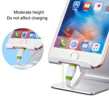 Load image into Gallery viewer, Aluminum Stand Desktop Holder for iPad, iPhone, Galaxy, Huawei, Xiaomi, HTC, Sony, and other Mobile Phones or Tablets