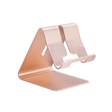 Load image into Gallery viewer, Aluminum Stand Desktop Holder for iPad, iPhone, Galaxy, Huawei, Xiaomi, HTC, Sony, and other Mobile Phones or Tablets
