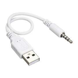 USB to 3.5mm Jack Data Sync & Charge Cable for iPod Shuffle 1st /2nd /3rd Generation, Length: 15.5cm